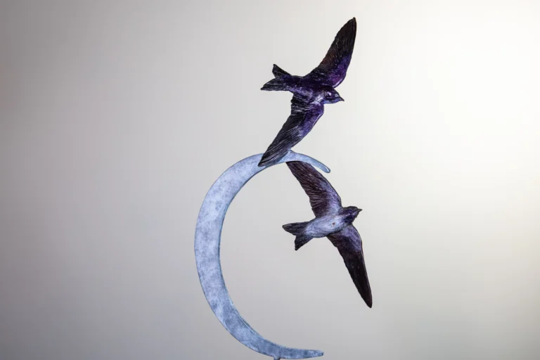 Honouring a Life Through Sculpture – The Purple Martin Moon